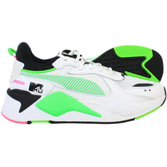 Puma RS-X Tracks MTV Mens White/Green Trainers