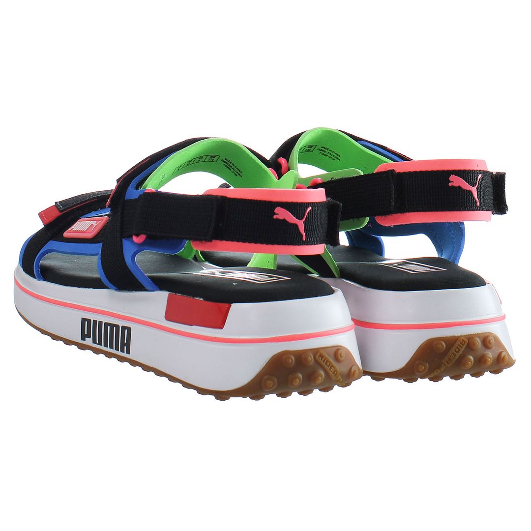 Rider Game Puma Future Rider Sandals In Black Puma Future Rider