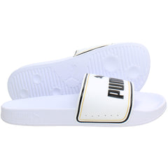 Puma Leadcat FTR Kids White Sliders