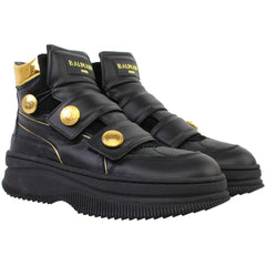 Puma Deva Straps x Balmain Womens Black Boots