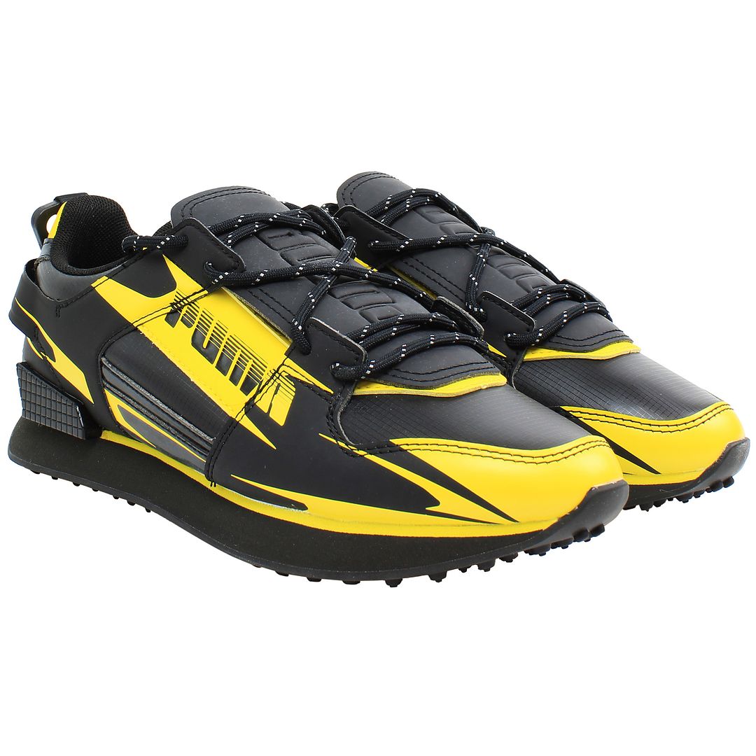 Puma Mile Rider CSM Womens Black/Yellow Trainers