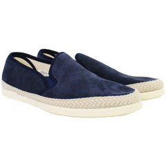 Dune Fransisco Mens Navy Espadrilles