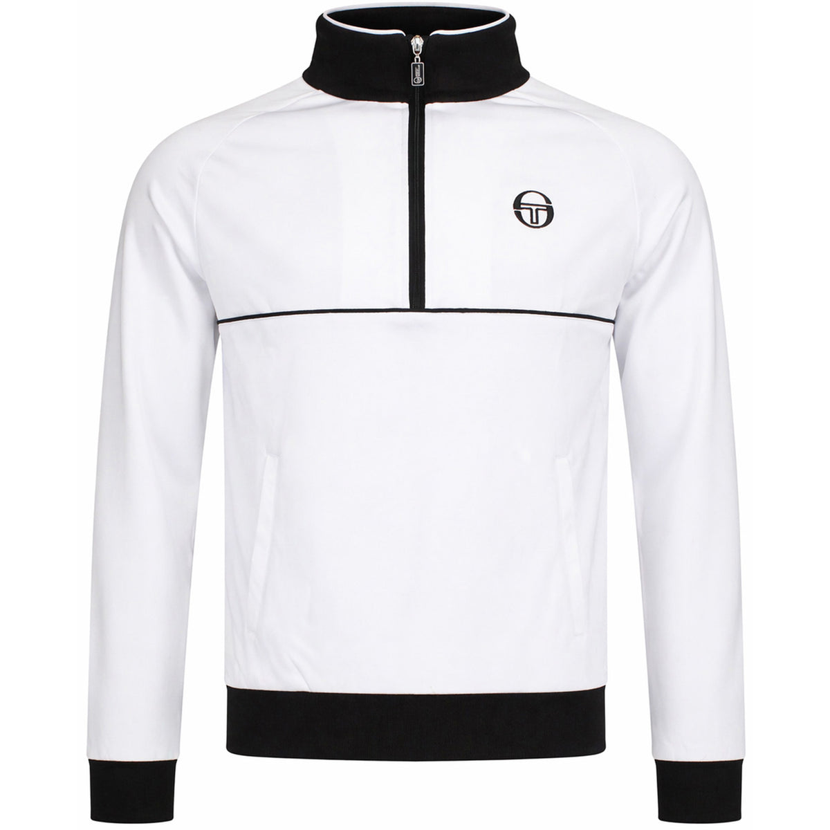 Sergio Tacchini Orion Mens White/Black Track Top