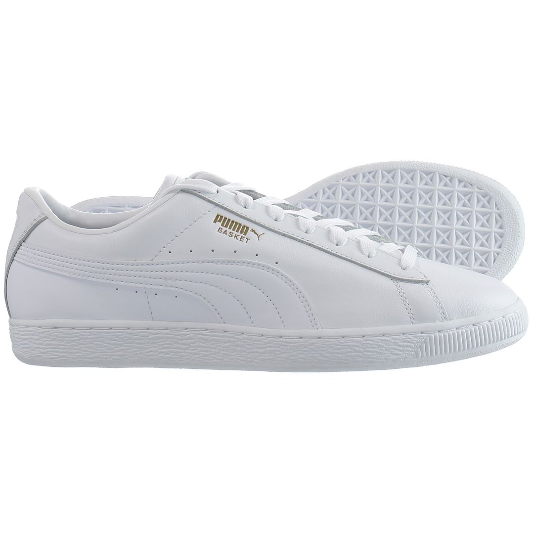 Puma Basket Classic XXI Mens White Trainers