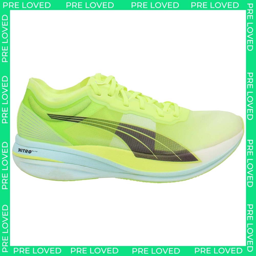 Puma Deviate Elite Womens Green Running Shoes NO BOX