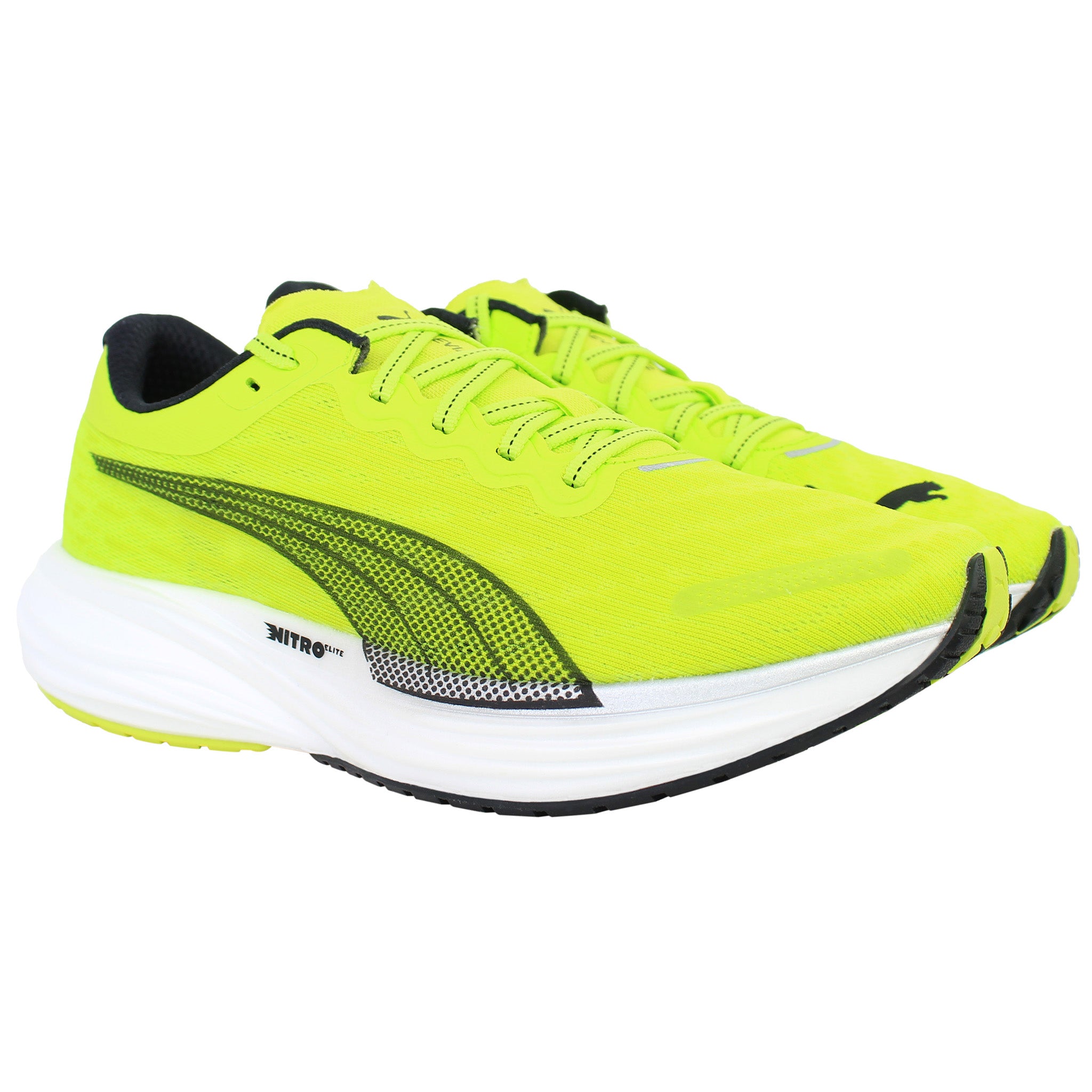 Puma Deviate Nitro 2 Mens Green Running Shoes