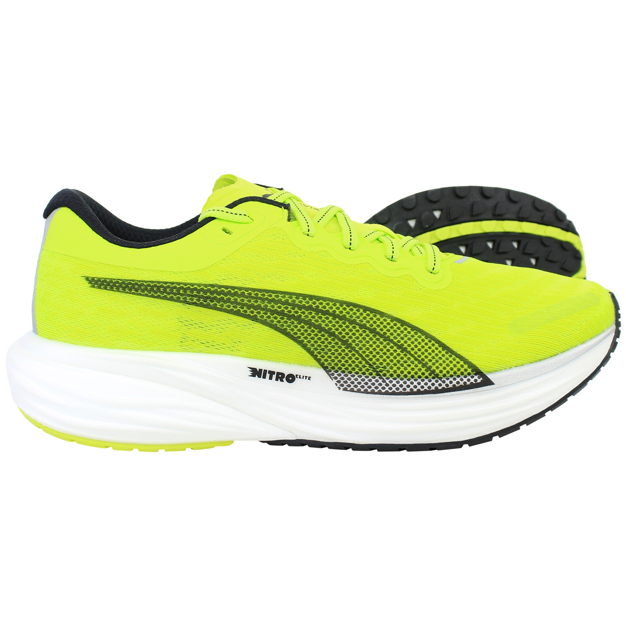 Puma Deviate Nitro 2 Mens Green Running Shoes