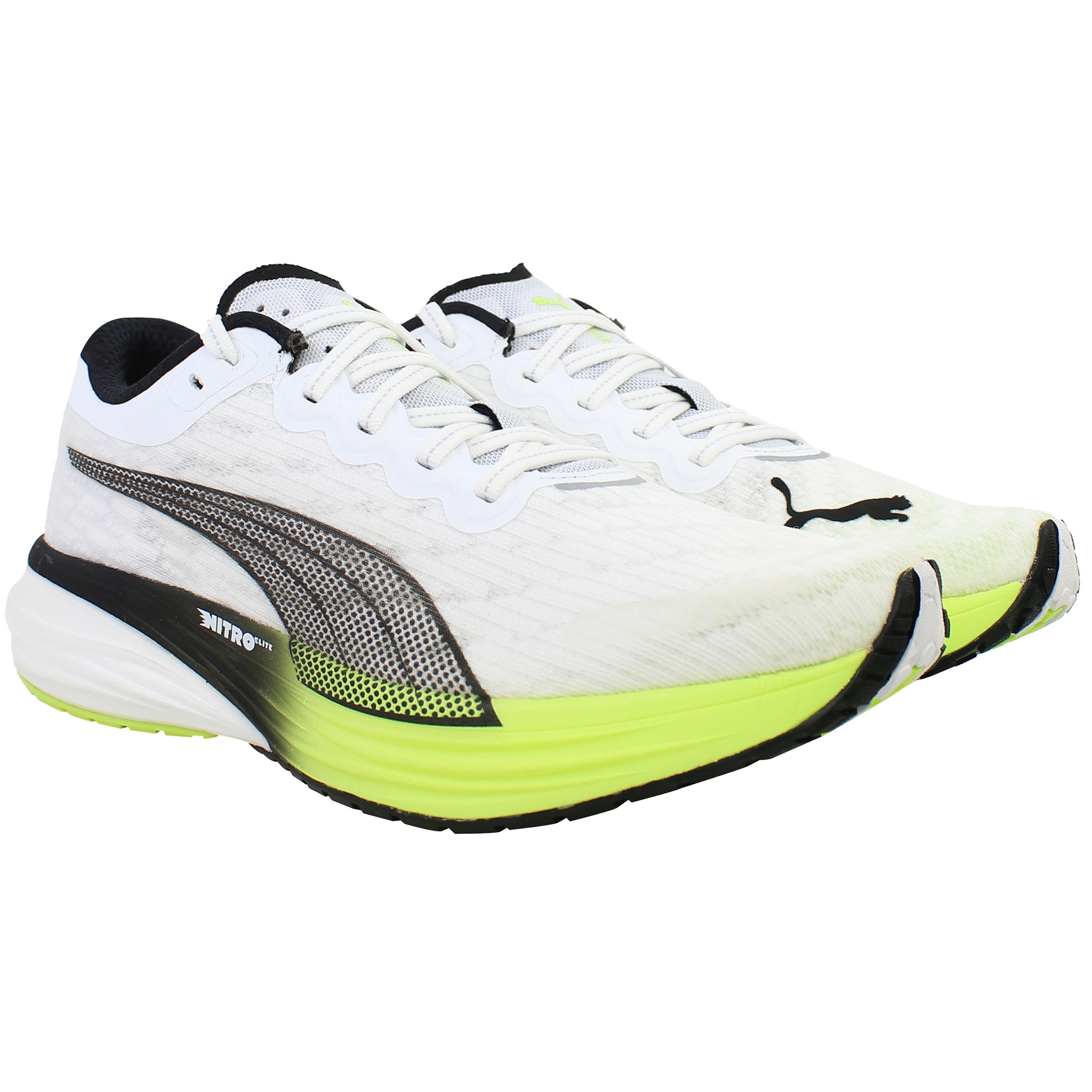 Puma Deviate Nitro 2 Womens White Running Shoes