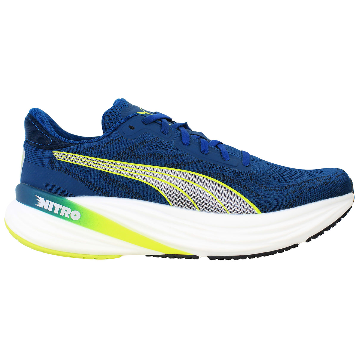 Puma Magnify Nitro 2 Mens Blue Running Shoes