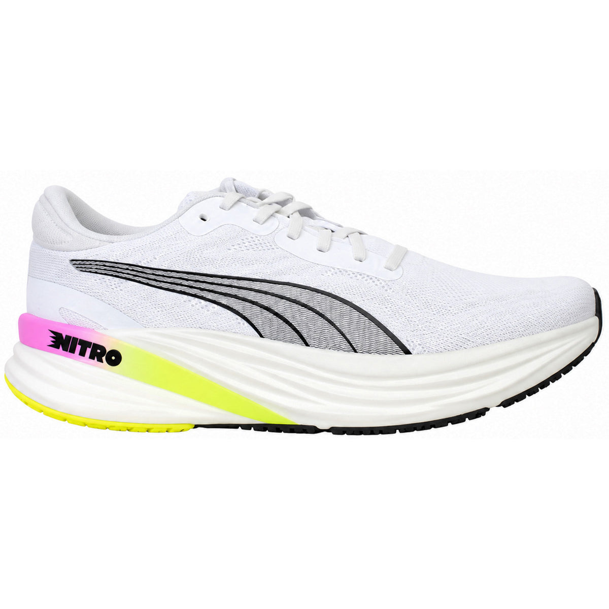 Puma Magnify Nitro 2 Womens White Running Shoes