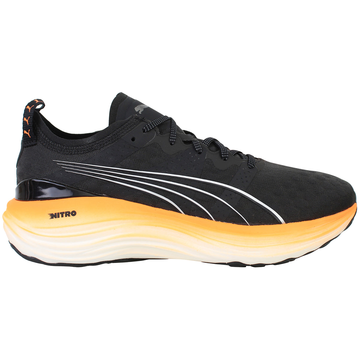 Puma ForeverRun Nitro Mens Black Running Shoes