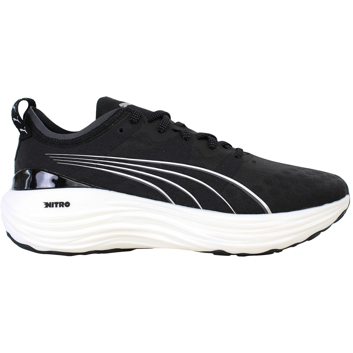 Puma ForeverRun Nitro Womens Black Running Shoes