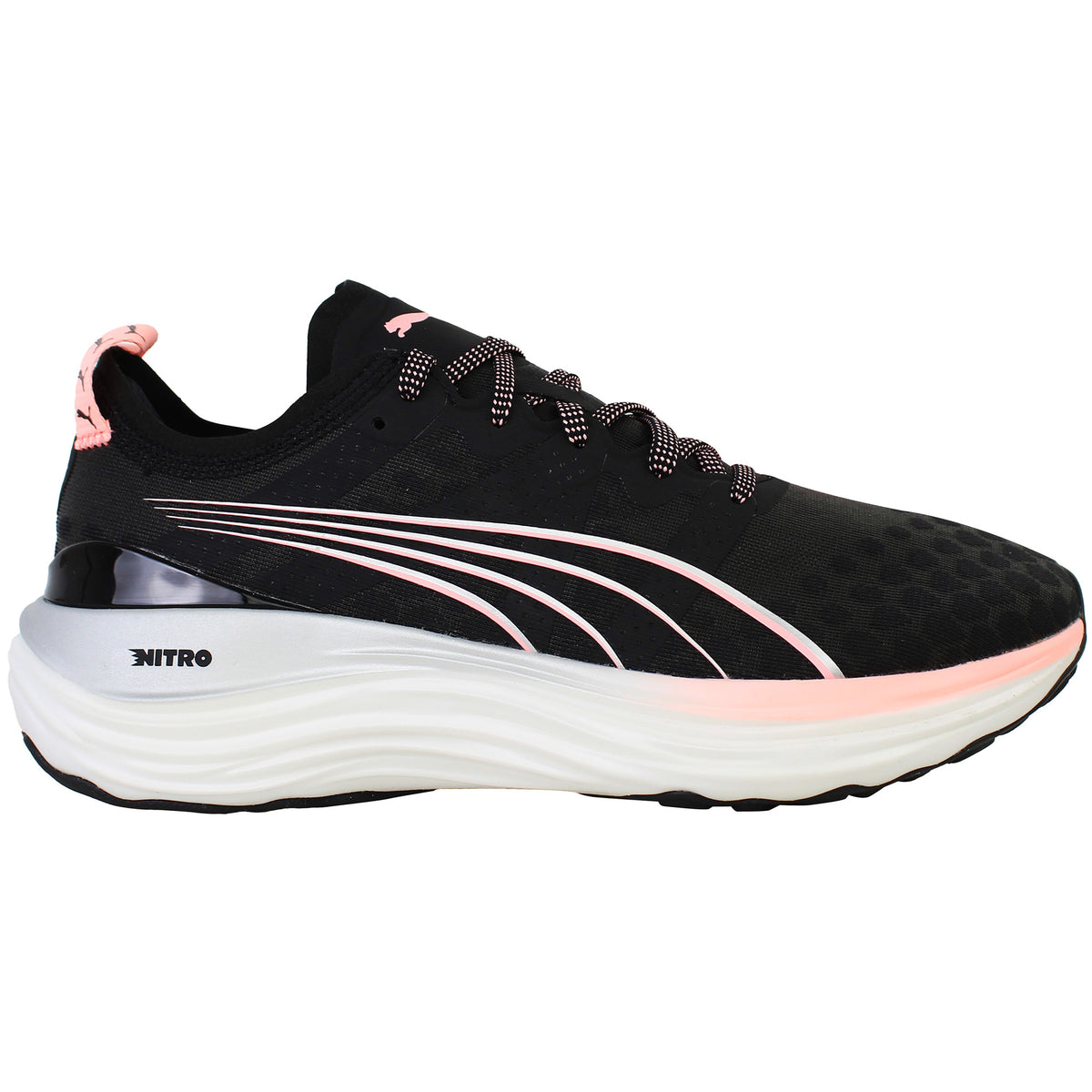 Puma ForeverRun Nitro Womens Black Running Shoes