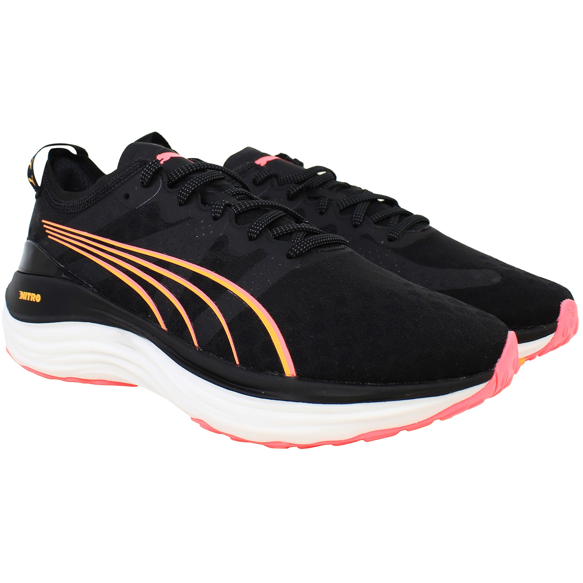 Puma ForeverRun Nitro Womens Black Running Shoes