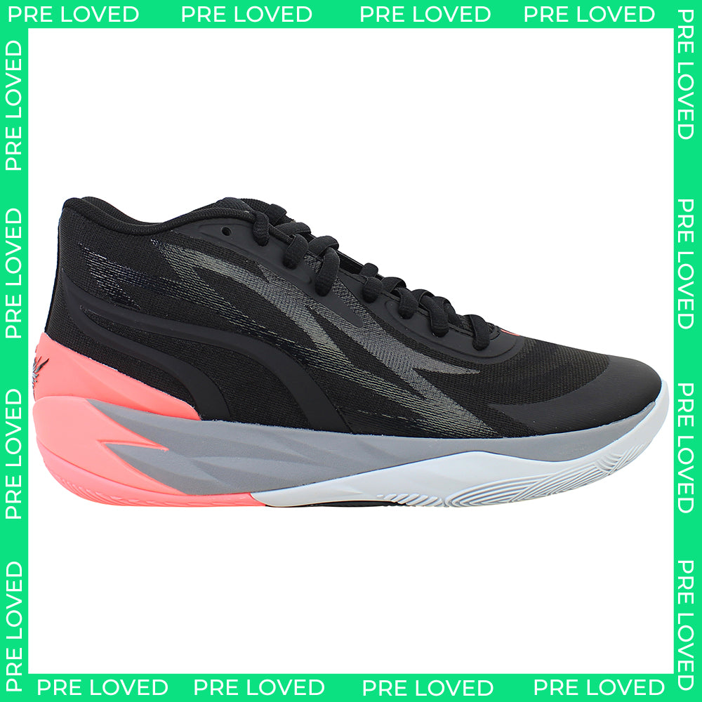 Puma Lamelo Ball MB.02 Mens Black Basketball Shoes NO BOX