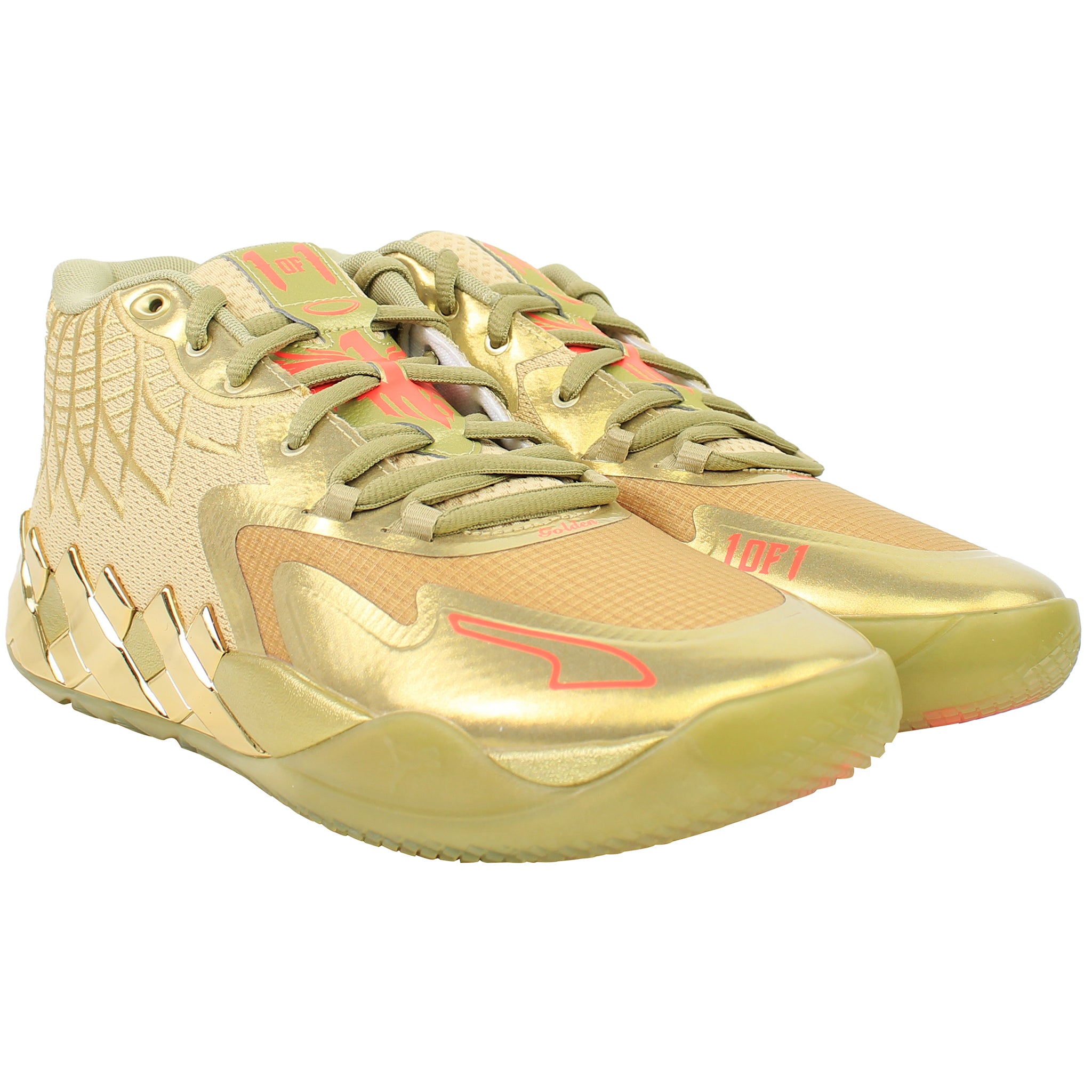 Puma MB.01 Golden Child Mens Gold Basketball Shoes