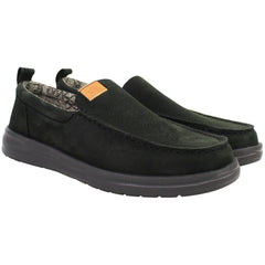 Hey Dude Wally Grip Mens Black Shoes