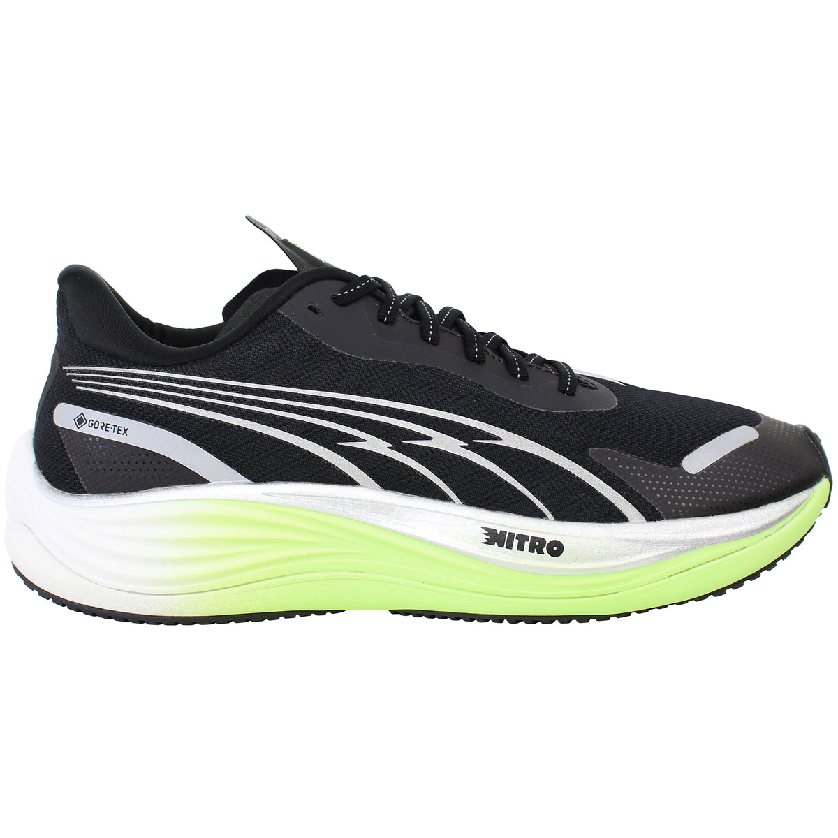 Puma Velocity Nitro 3 Gore-Tex Womens Black Running Shoes