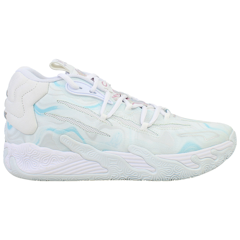 Puma MB.03 Iridescent Mens White Basketball Shoes