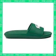 Lacoste Croco Slide 119 1 Mens Green Sliders DIRTY