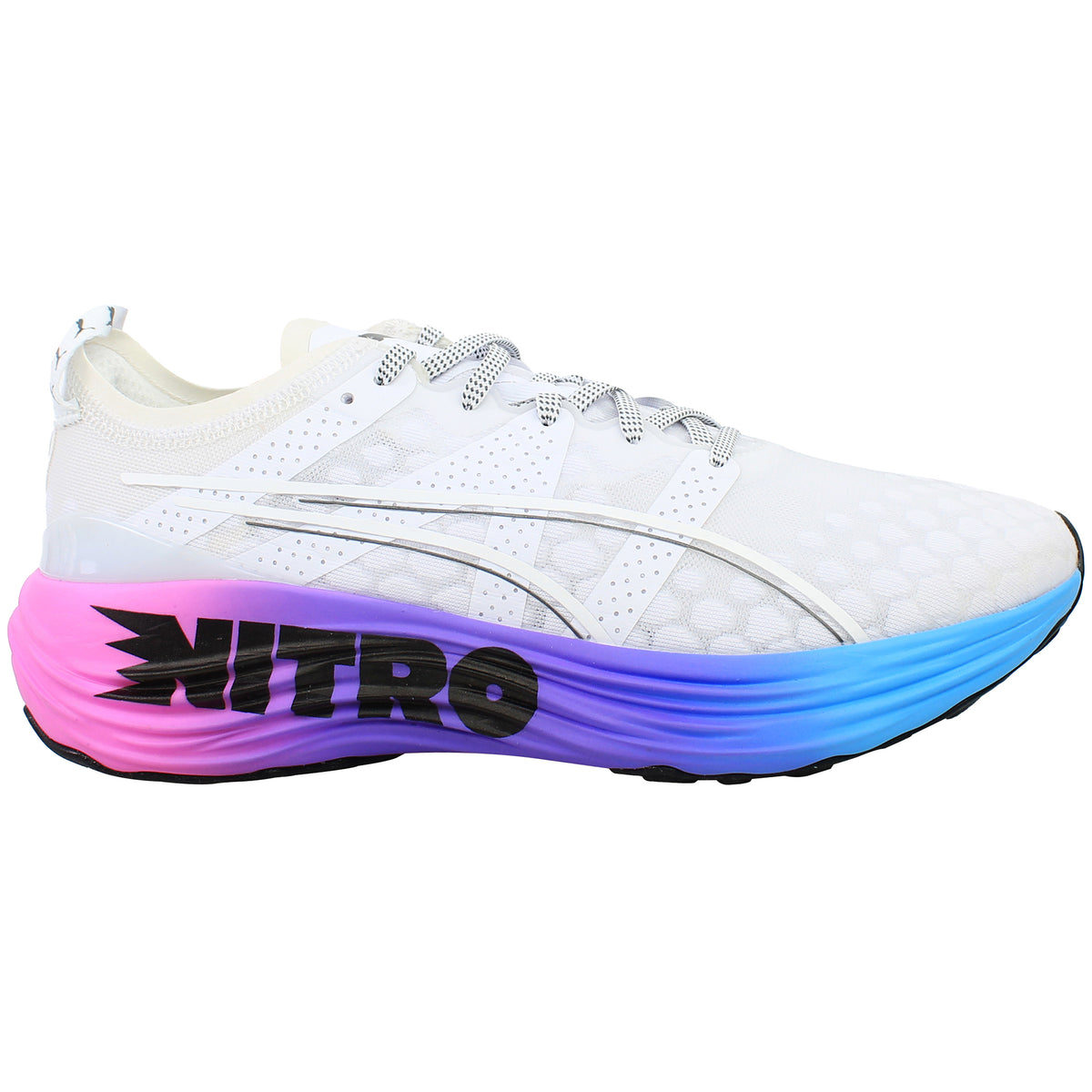 Puma ForeverRun Nitro "Sunset" Mens White Running Shoes