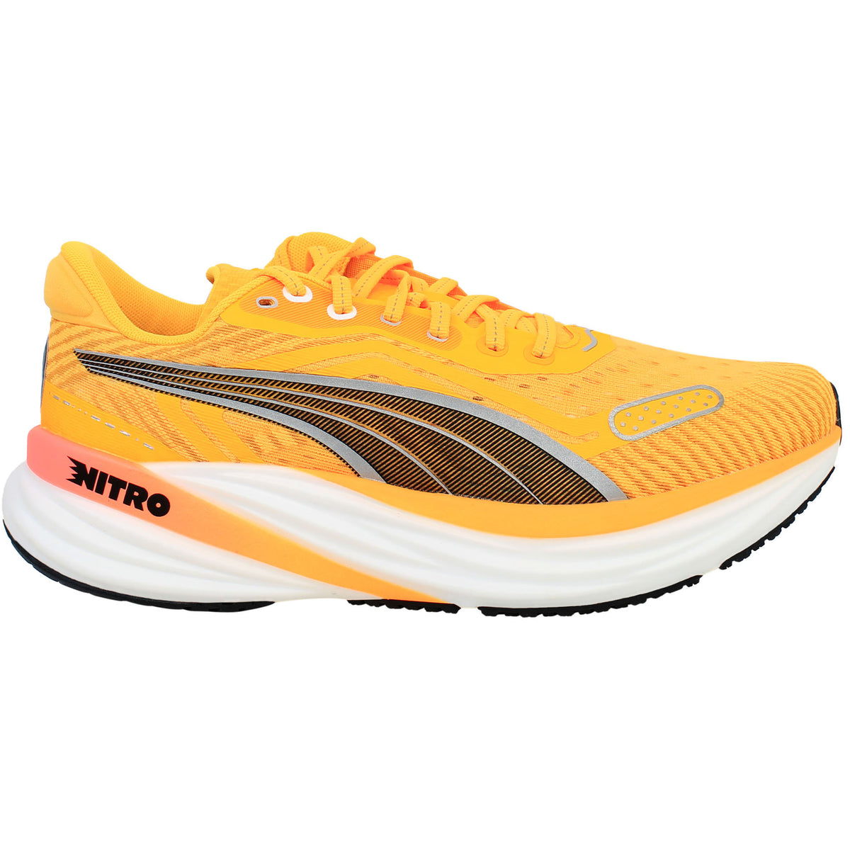 Puma Magnify Nitro 2 Tech Mens Orange Running Shoes