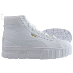 Puma Mayze Mid Womens White Trainers