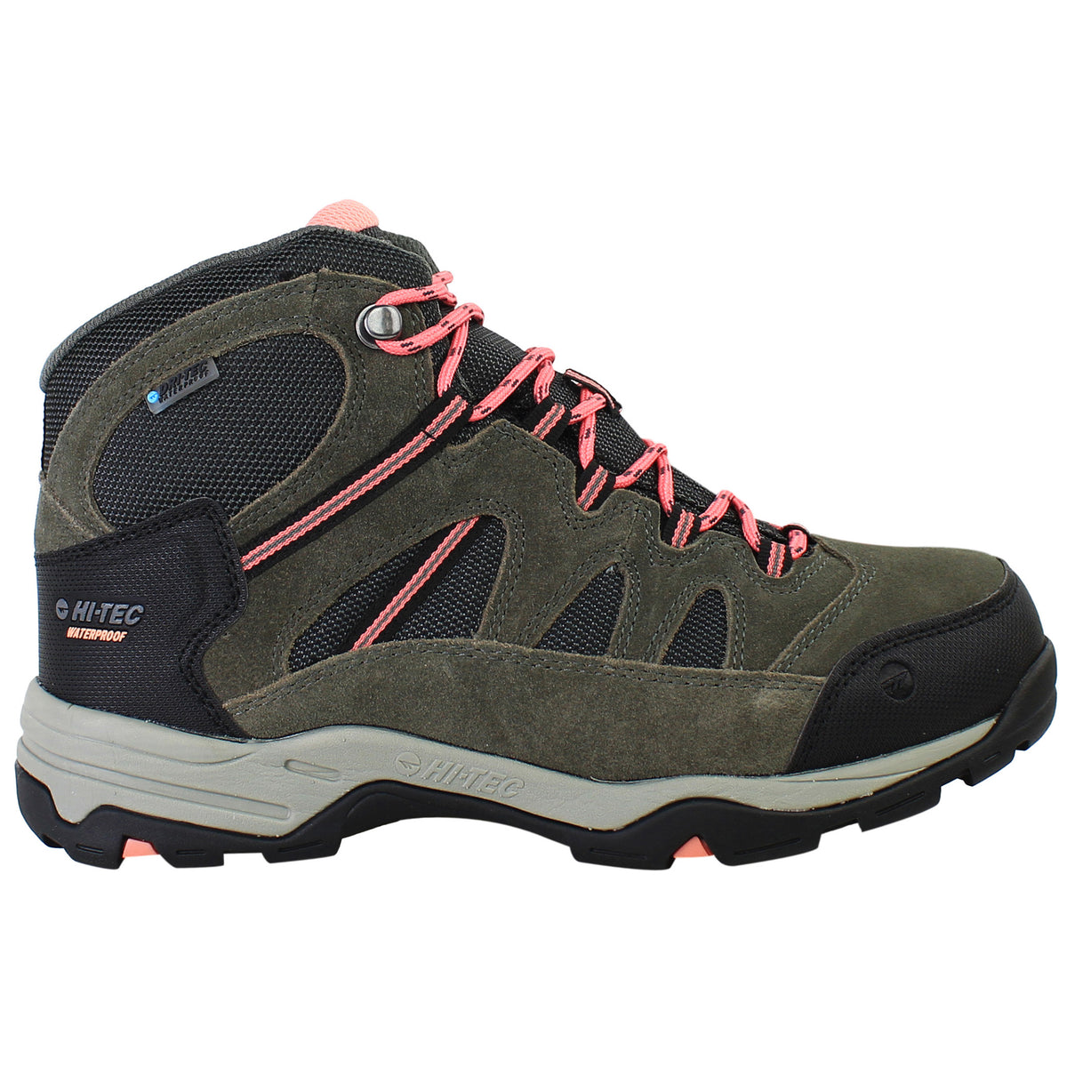 Hi-Tec Bandera II WP Womens Dark Green Boots