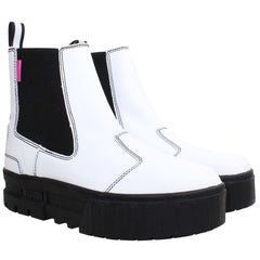 Puma Mayze Chelsea Pop Womens White Boots