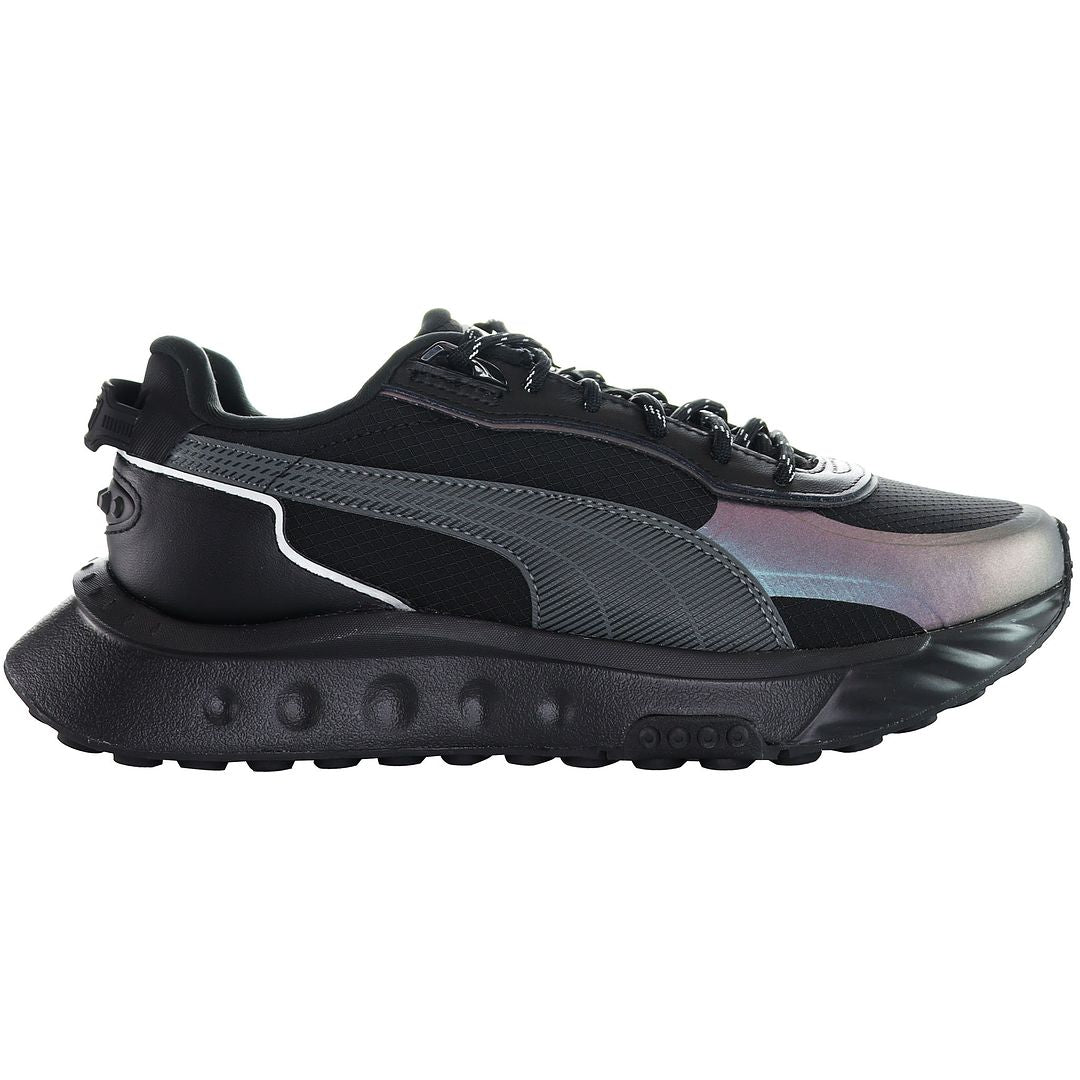 Puma Wild Rider Grip LS Kids Black Trainers