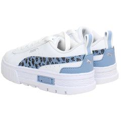 Puma Mayze Wild Kids White Trainers