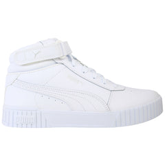Puma Carina 2.0 Mid Womens White Trainers