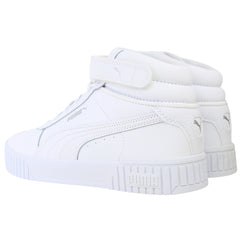 Puma Carina 2.0 Mid Womens White Trainers