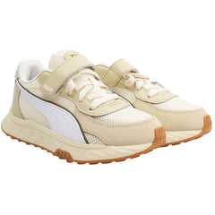 Puma Wild Rider Futurism AC Kids Beige Trainers