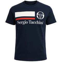 Sergio Tacchini Falcade Mens Navy T-Shirt