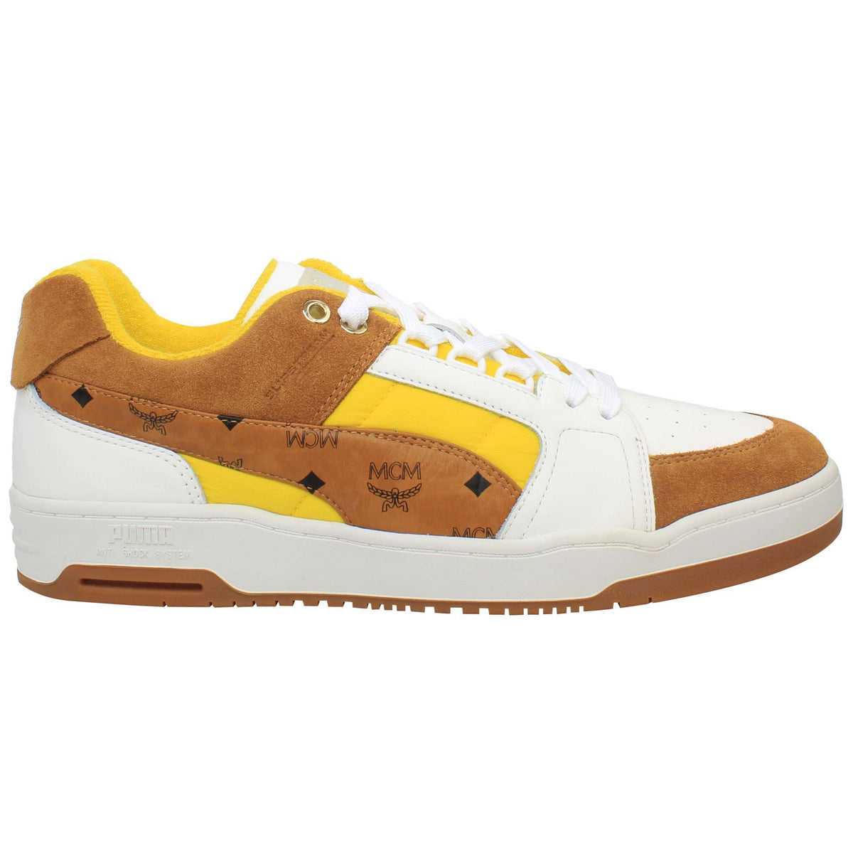 Puma Slipstream Lo MCM Mens White/Brown Trainers