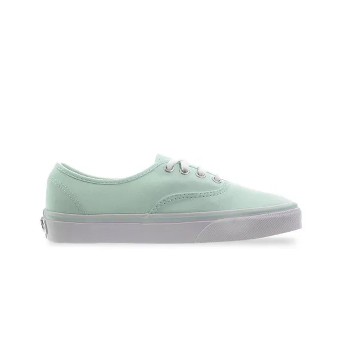 Vans Authentic Lace-Up Green Synthetic Womens Plimsolls 38EMMQV