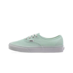 Vans Authentic Lace-Up Green Synthetic Womens Plimsolls 38EMMQV