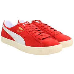 Puma Clyde OG Mens Red Trainers