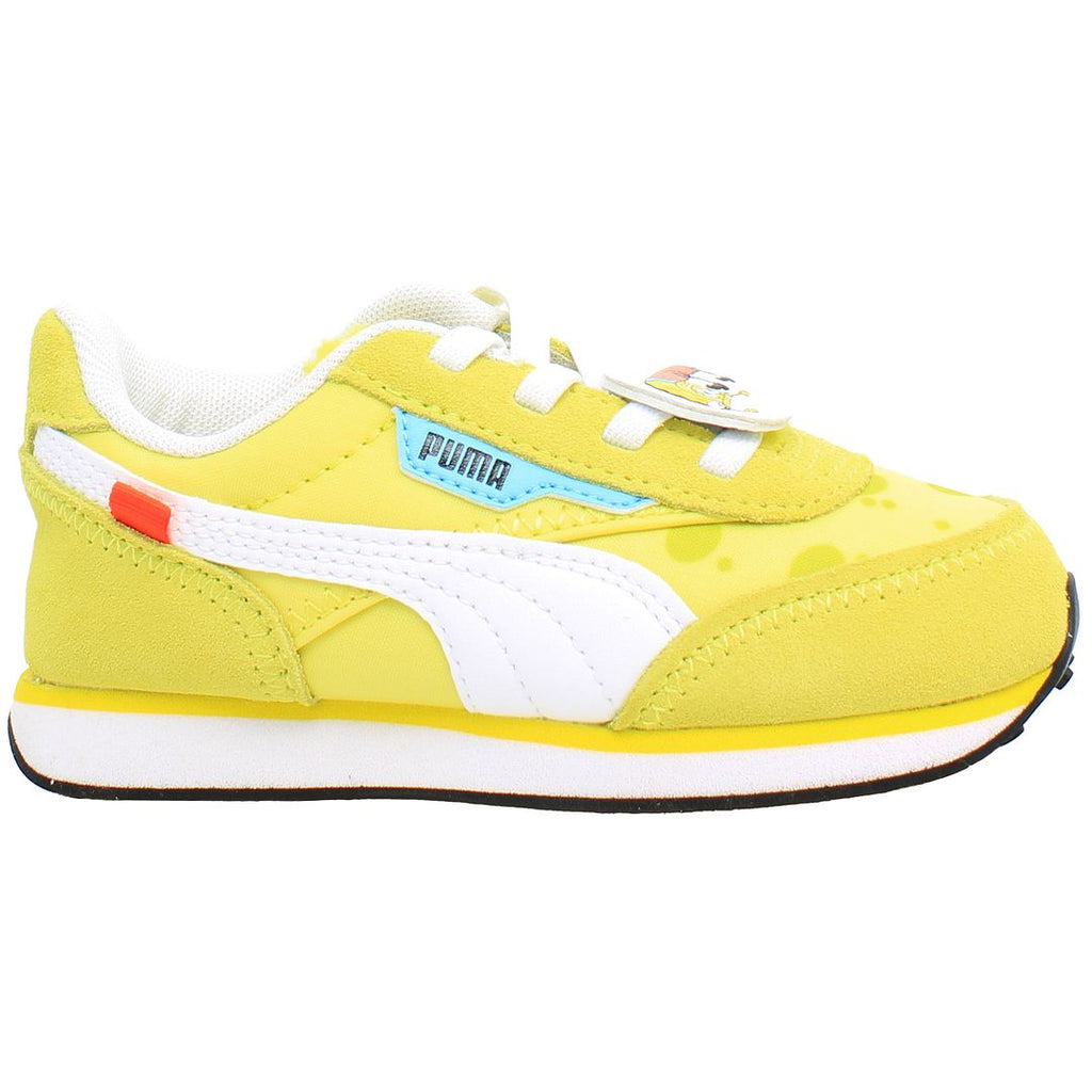 Puma Future Rider Spongebob Kids Yellow Trainers