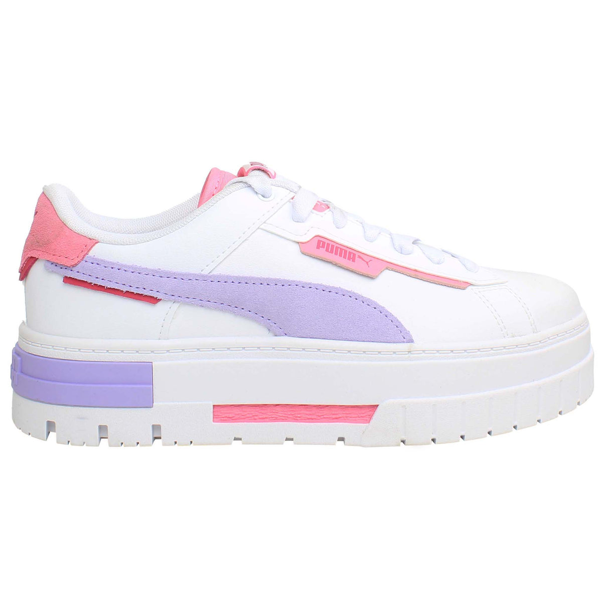 Puma Mayze Crashed Womens White Trainers