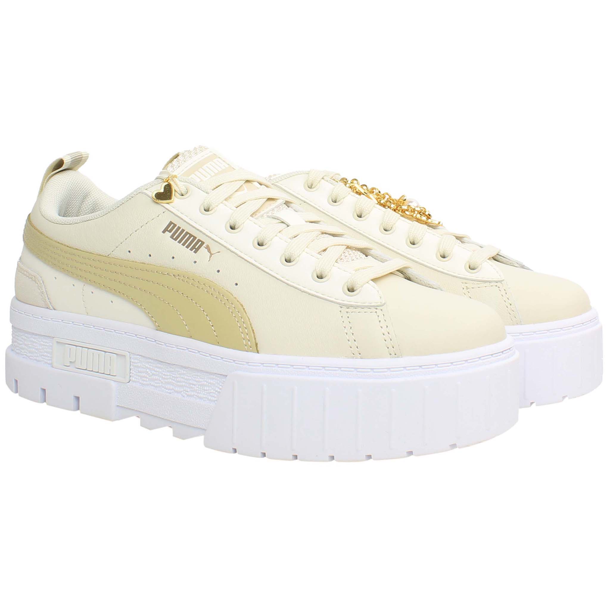 Puma Mayze Gems Womens Beige Trainers