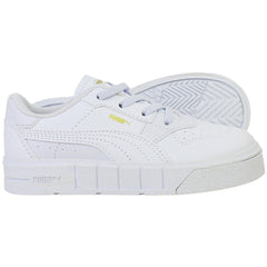 Puma Cali Court Kids White Trainers