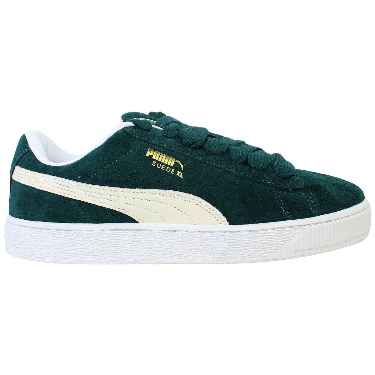 Puma Suede XL Mens Dark Green Trainers