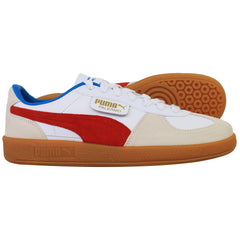 Puma Palermo Mens White/Red Trainers