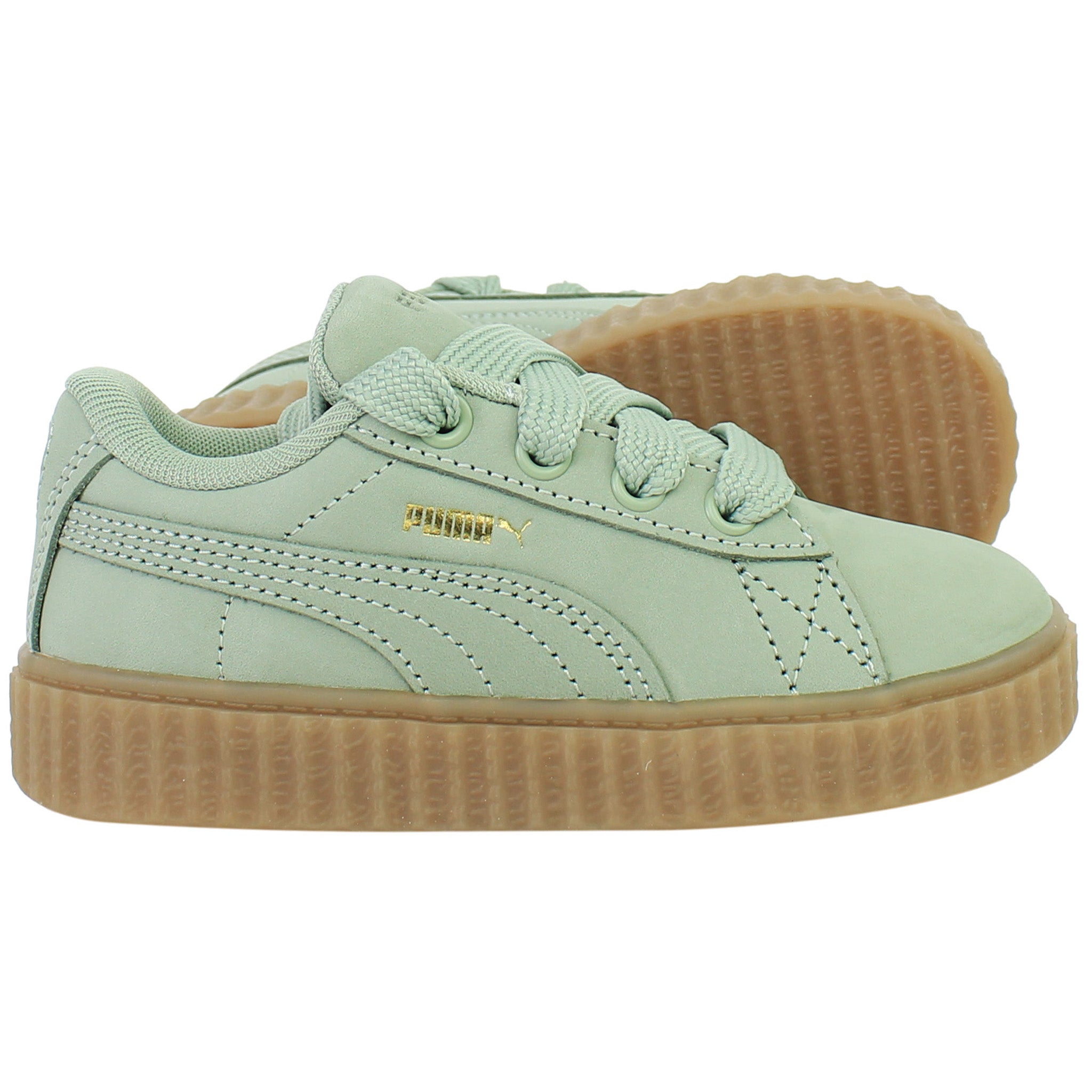 Puma x Rihanna Fenty Creeper Phatty Kids Green Trainers