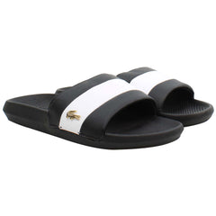 Lacoste Croco Slide 120 3 Womens Black Sliders