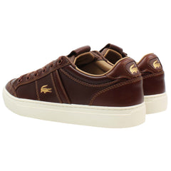 Lacoste Courtline 120 1 Mens Brown Trainers