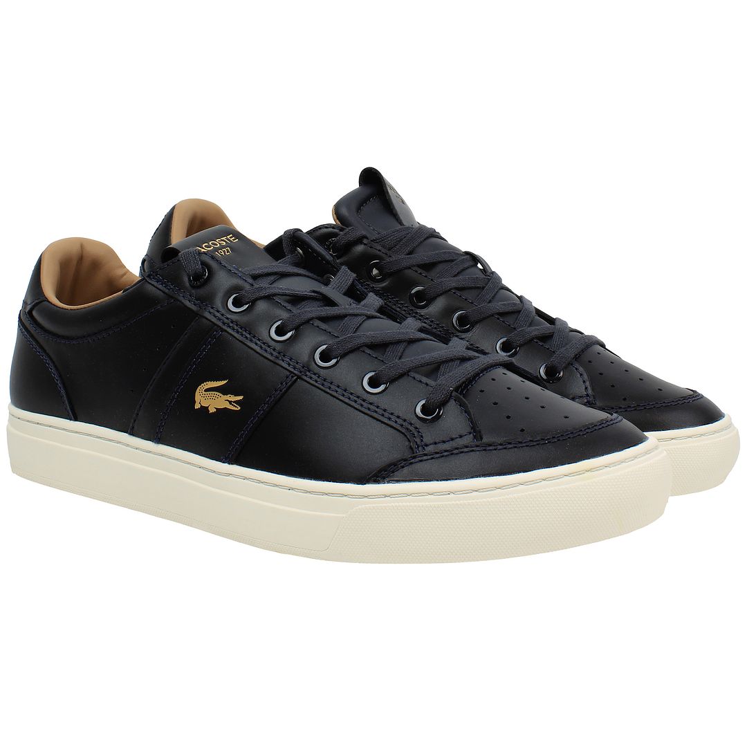 Lacoste Courtline 120 1 Mens Dark Navy Trainers