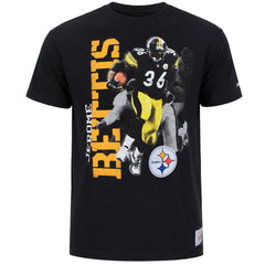 Mitchell & Ness NFL Pittsburgh Steelers #36 Jerome Bettis Photo Real Black T-Shirt